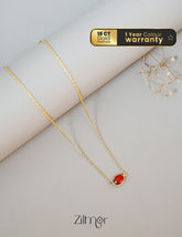 KY101959 - Simple Semi Precious Stone  Necklace 6-Zilmor